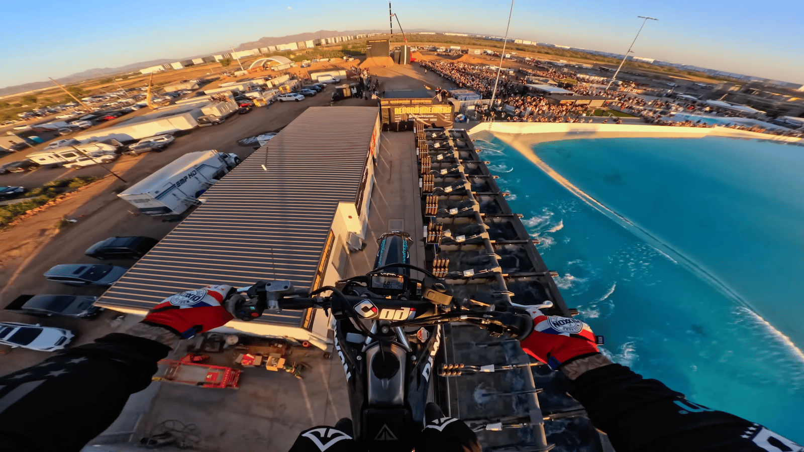 Watch Colby Raha make history with record-breaking 275-foot jump