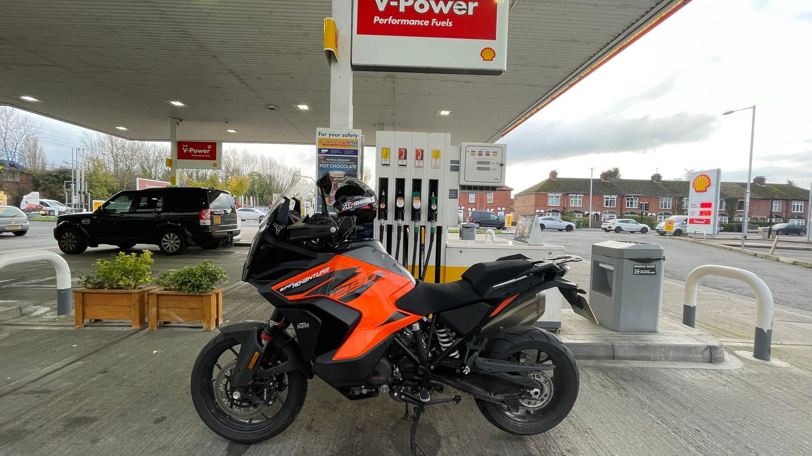 fuel at the petrol station for ktm