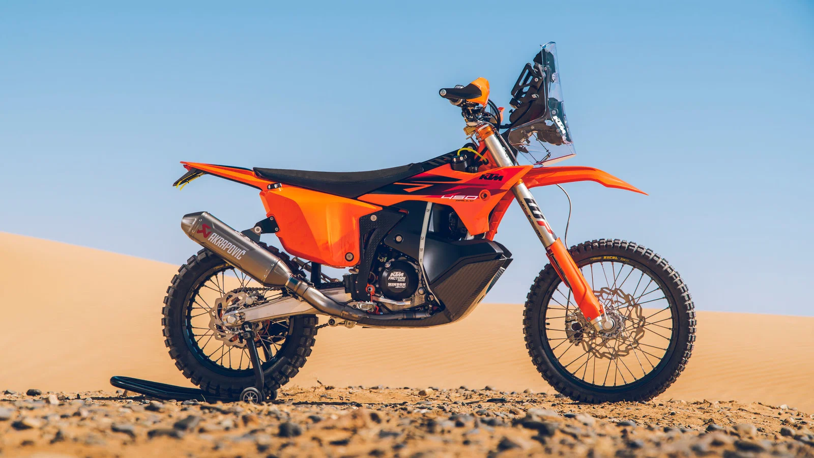 The new KTM 450 Rally Replica.