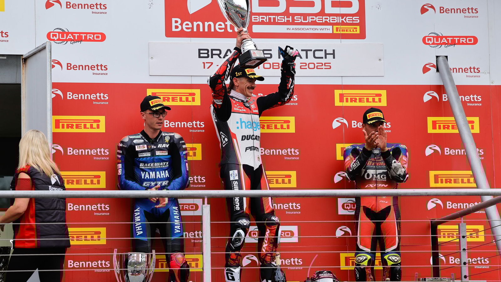 2025 Brands Hatch (2) BSB podium. Credit: Ian Hopgood Photography.