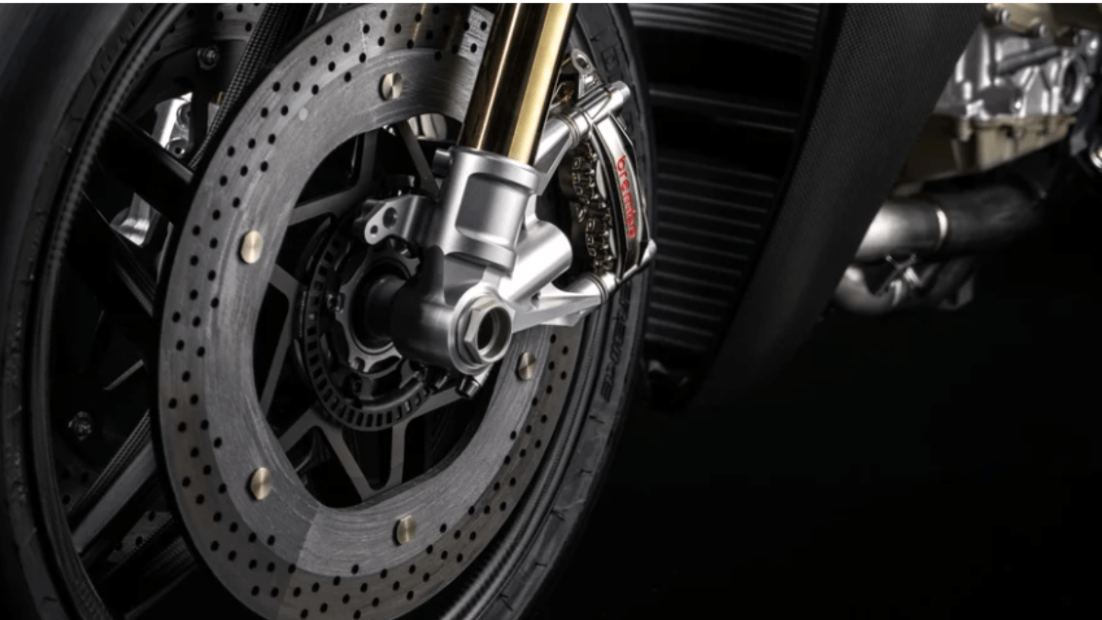 Brembo Hyction disc on the Ducati Superleggera V4 Centenario