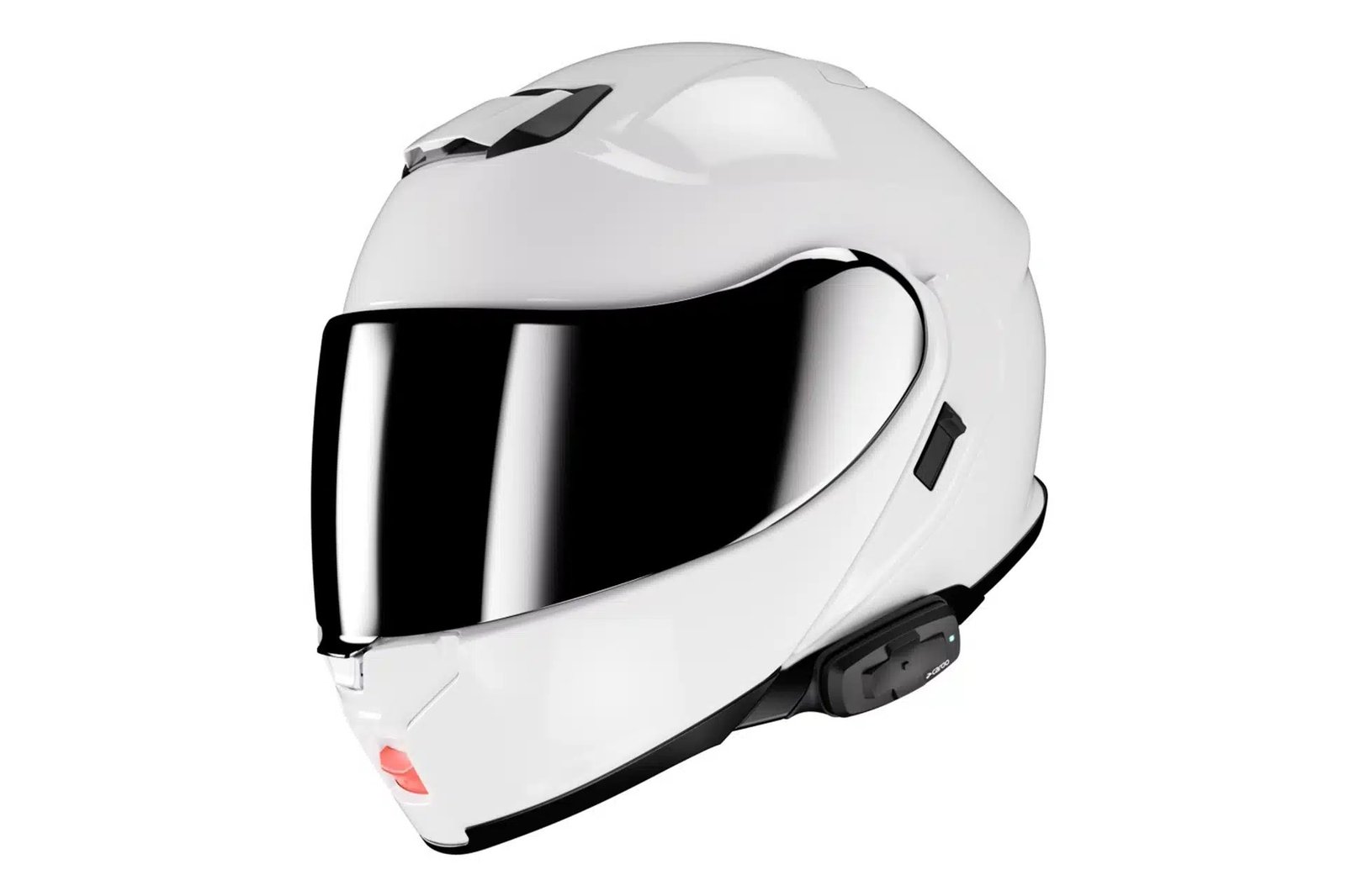 Cardo の Shoei Gen 3 ヘルメット インカム。写真提供者 - Cardo Systems