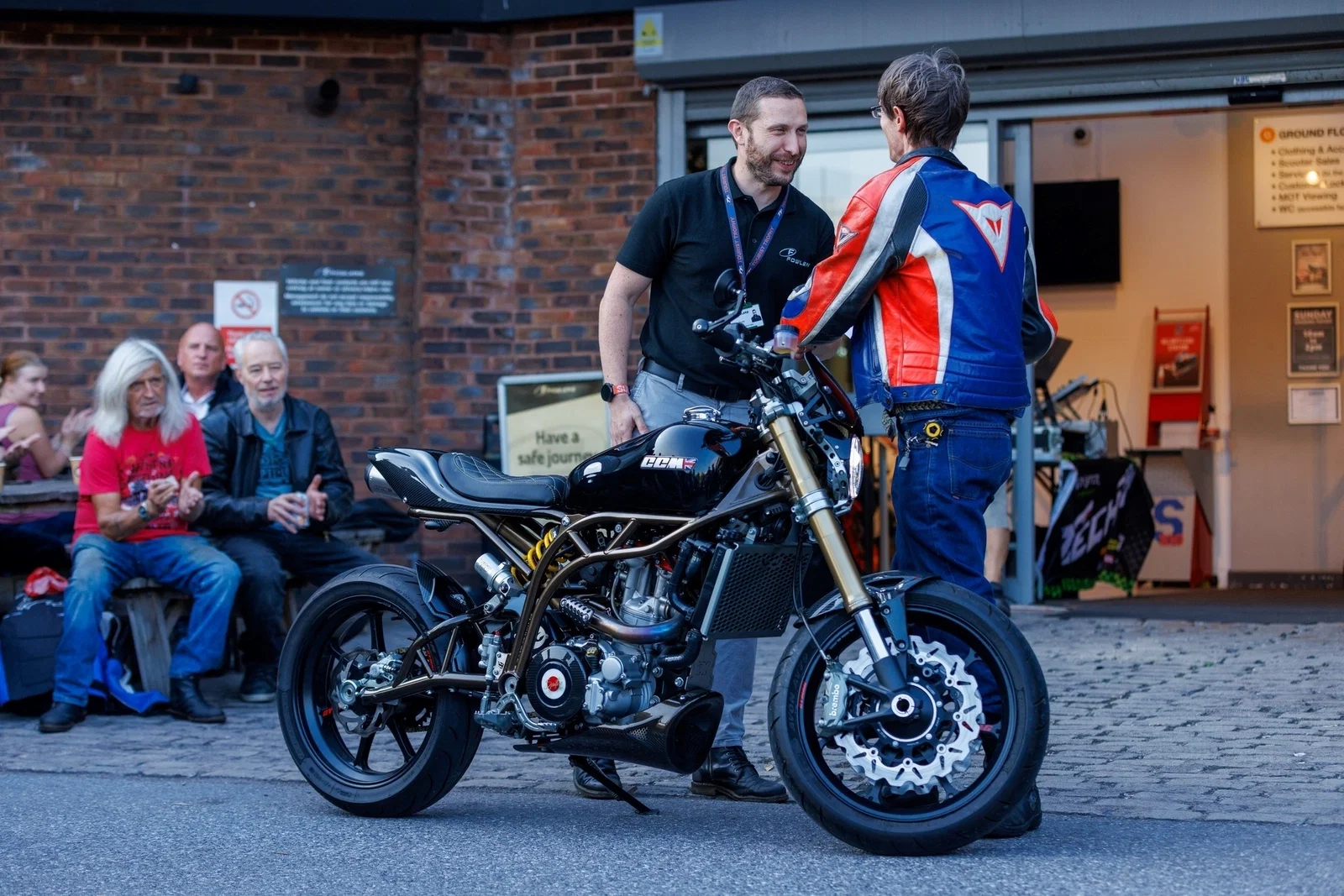 ブリストル・バイク・ナイトのCCMバイク。