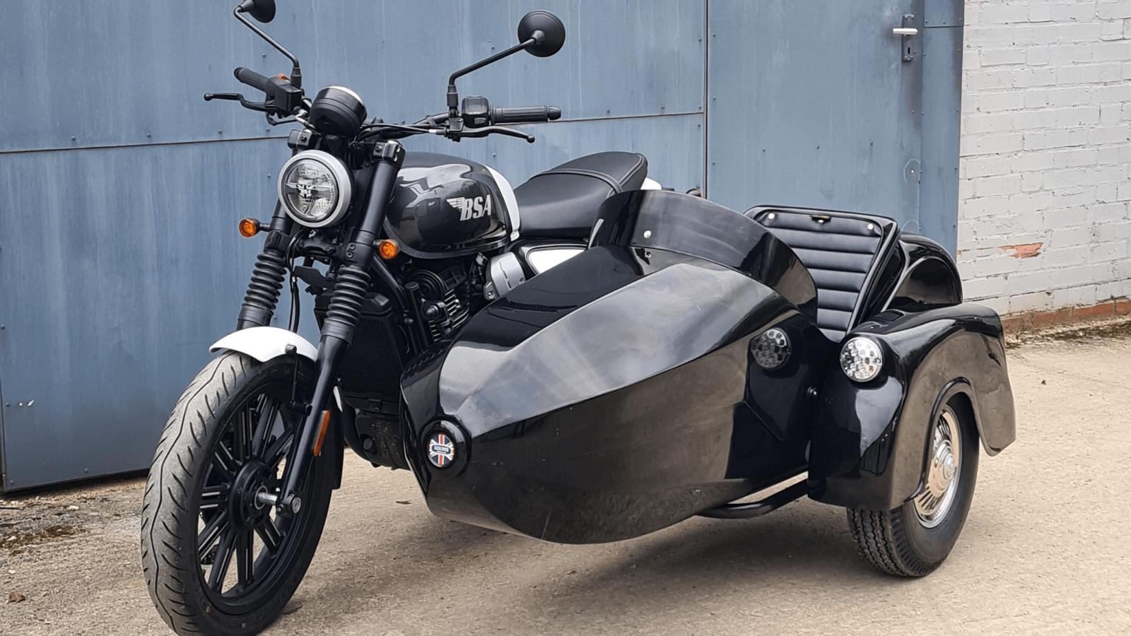 BSA Bantam 350 with a Watsonian sidecar fitted