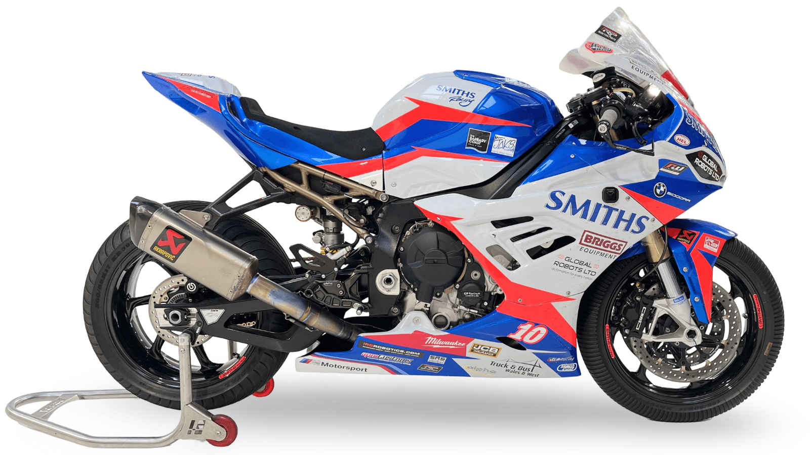 Smiths Racing BMW S1000 RR. Photo credit - Bonhams Cars