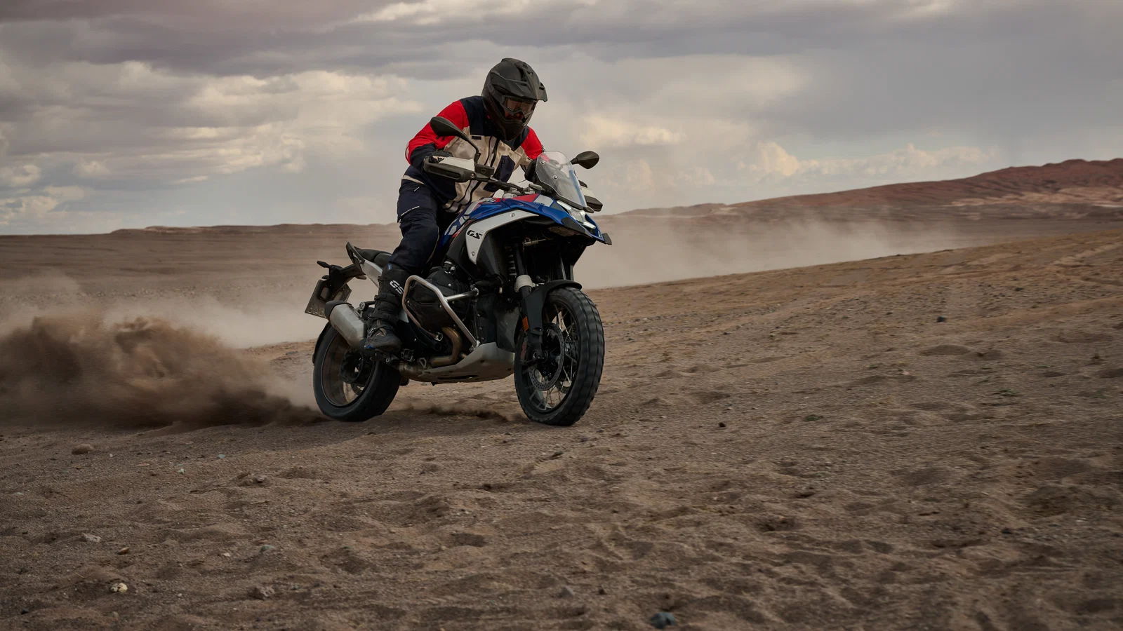 BMW motorcycle riding off-road