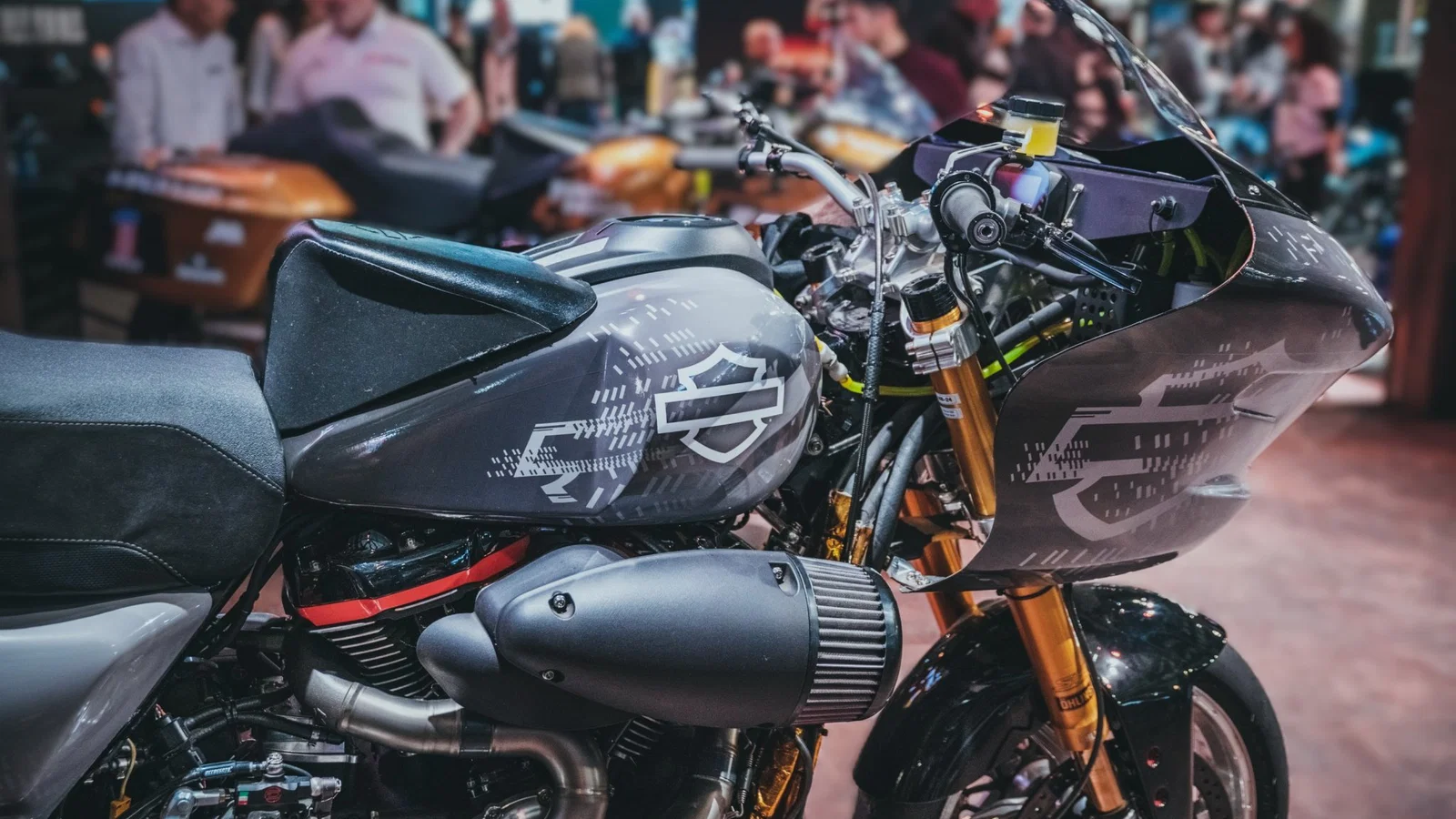 Harley-Davidson Bagger World Cup prototype.