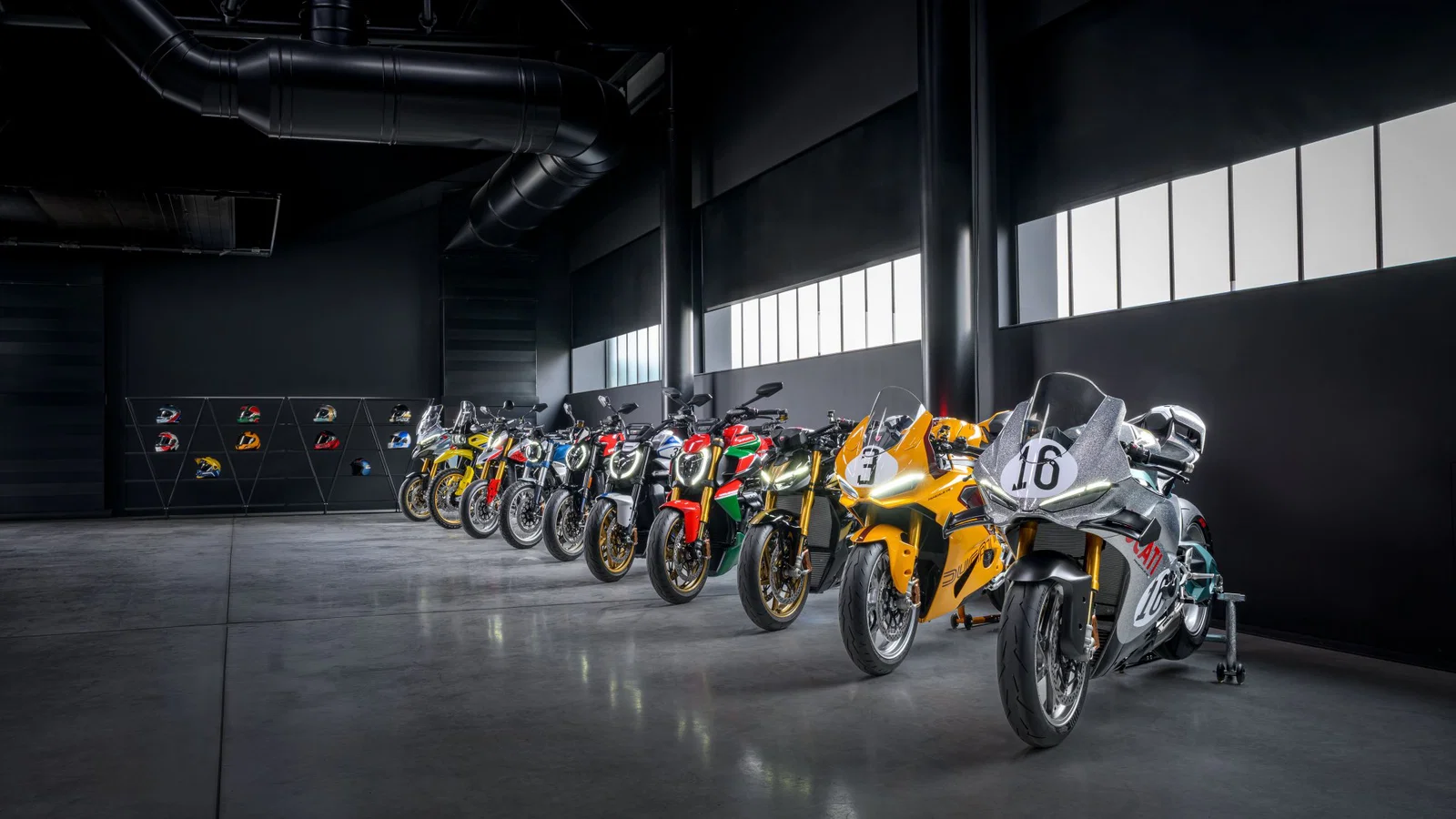 The Ducati Collezione 100 models