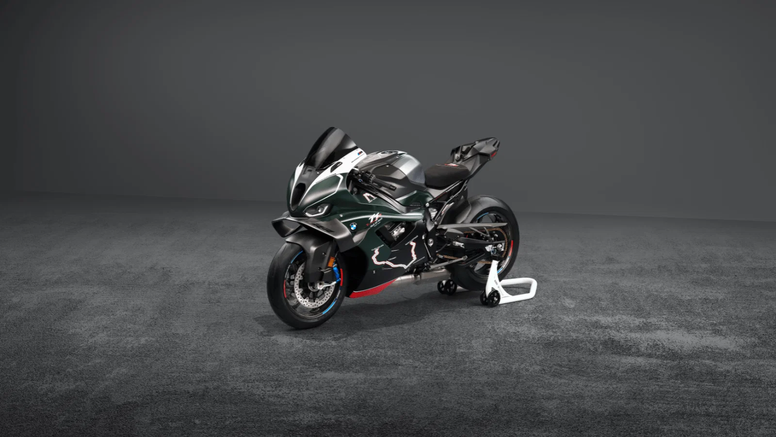 BMW M1000 RR 限定版マン島 TT スーパーバイク。