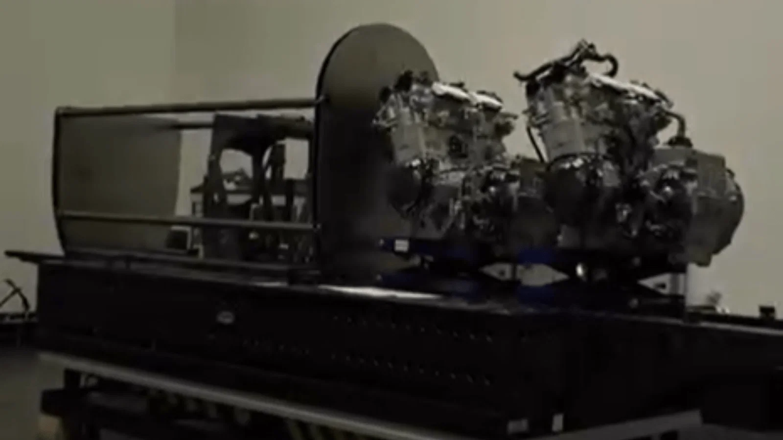 The Greyhound LSR motorcycle being developed.