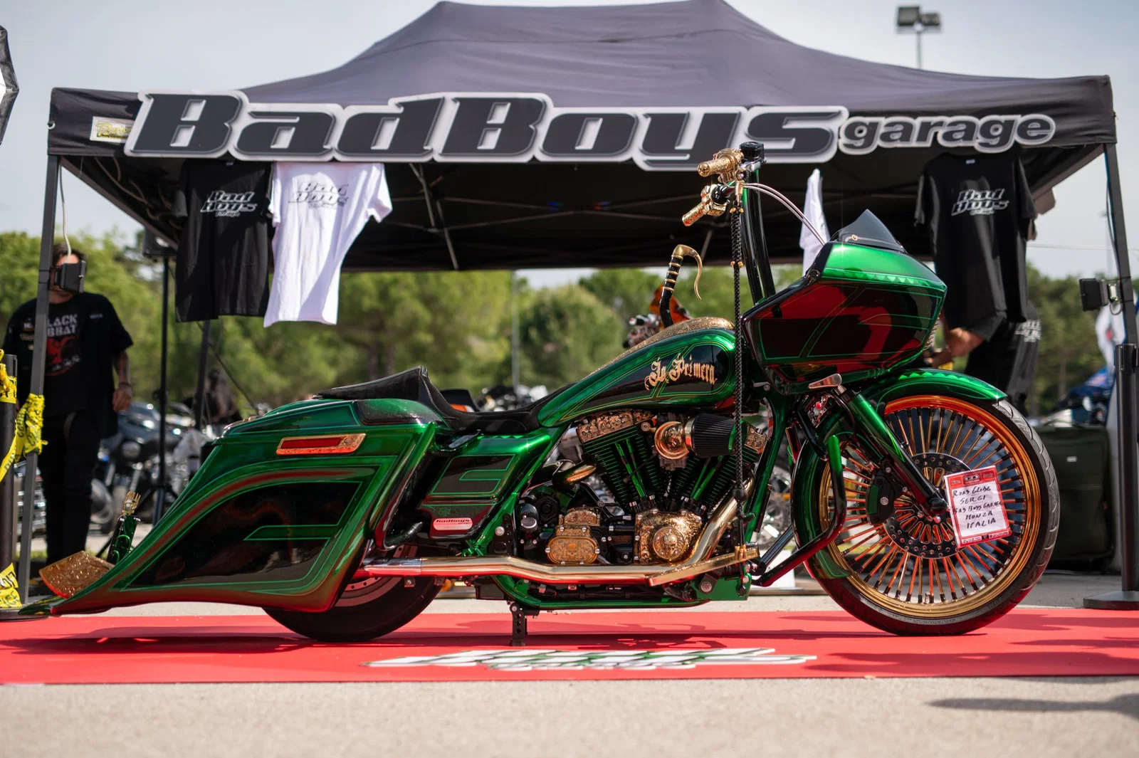 Bike Fest でカスタムビルドされたハーレーダビッドソン。