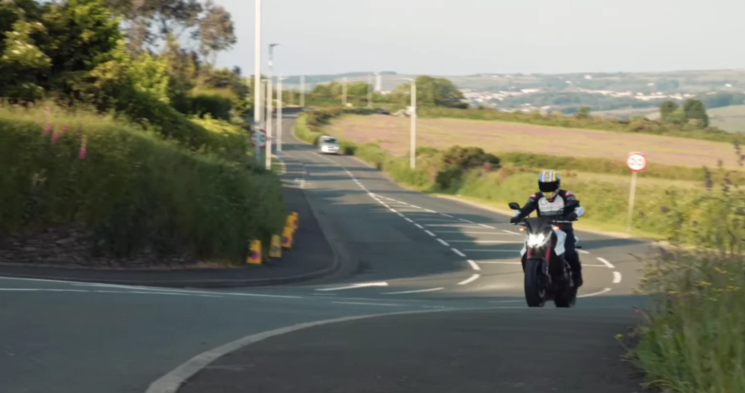 マン島で走行したホンダ ホーネット CB750