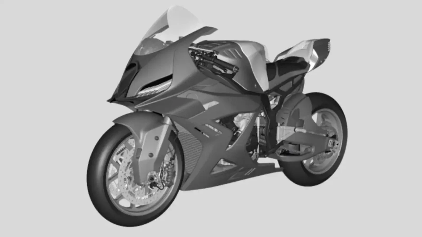 A patent image for the BMW Concept RR