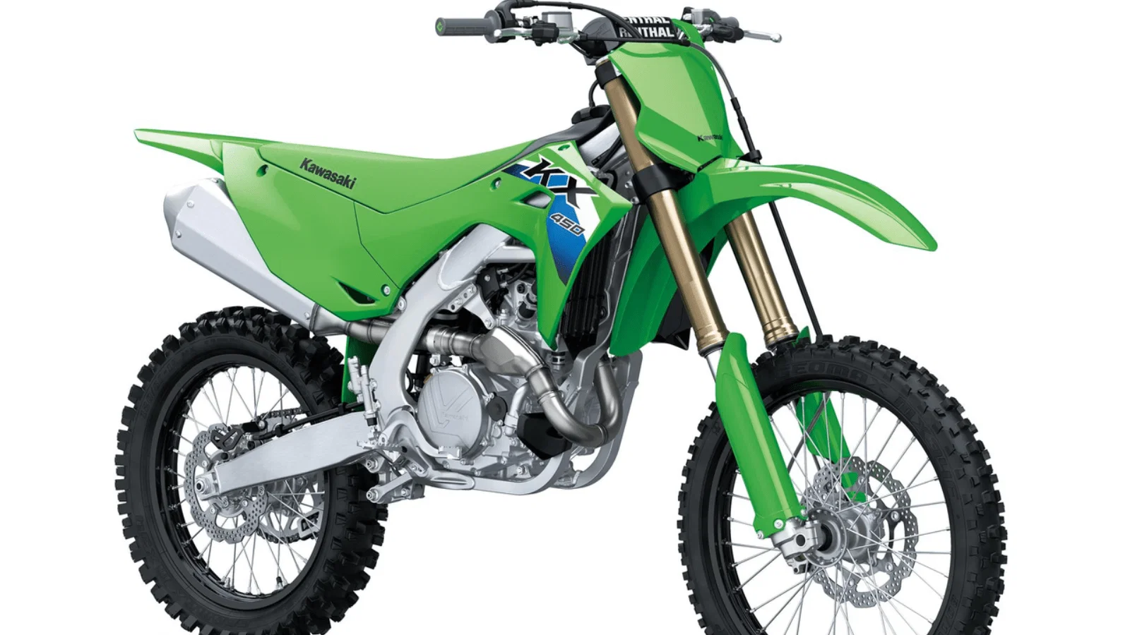 Kawasaki KX450はMXGPの血統を特徴としています。クレジット: Kawasaki UK。