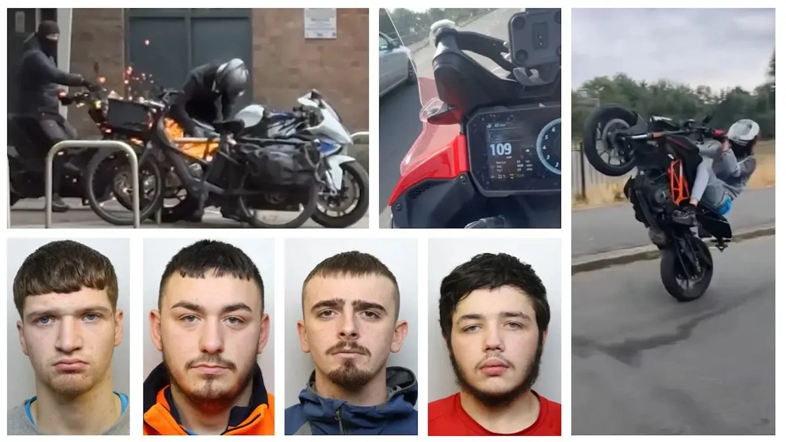 The four men jailed for more than twenty years