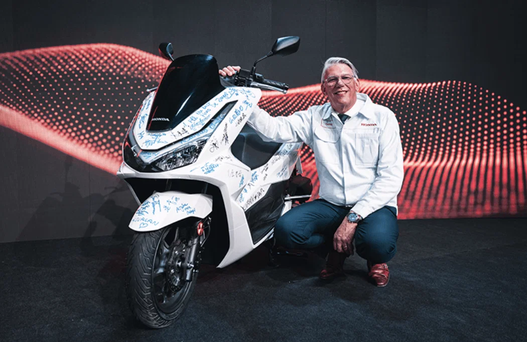 ホンダモーターヨーロッパ社長、ハンス・デ・イェーガー氏。