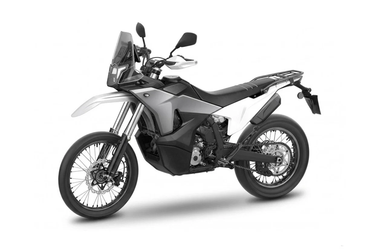 Kove 350 Rally オートバイの特許画像