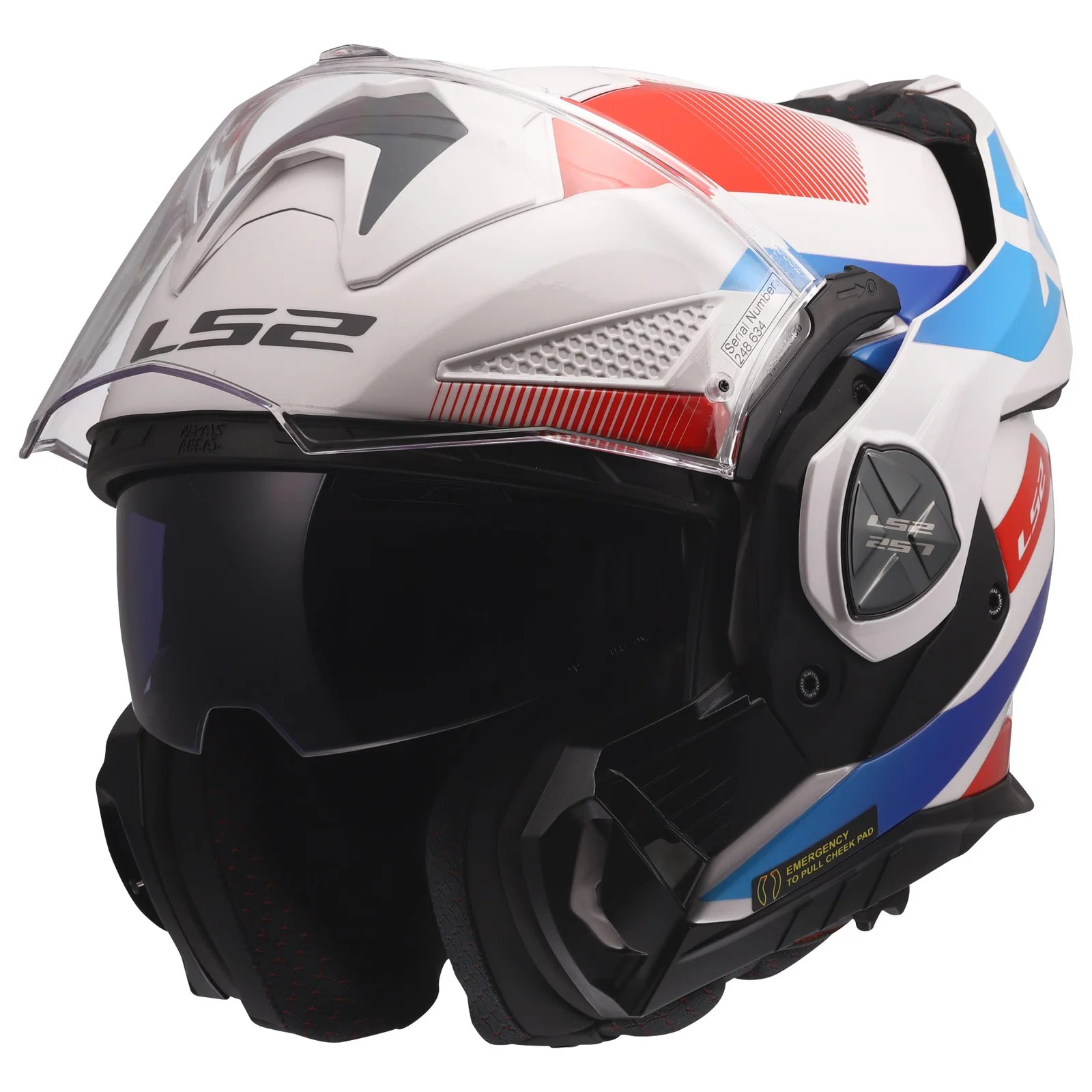新しい LS2 Advant X は、BMW の S1000 RR カラーを反映した Nova グラフィックを特徴としています。