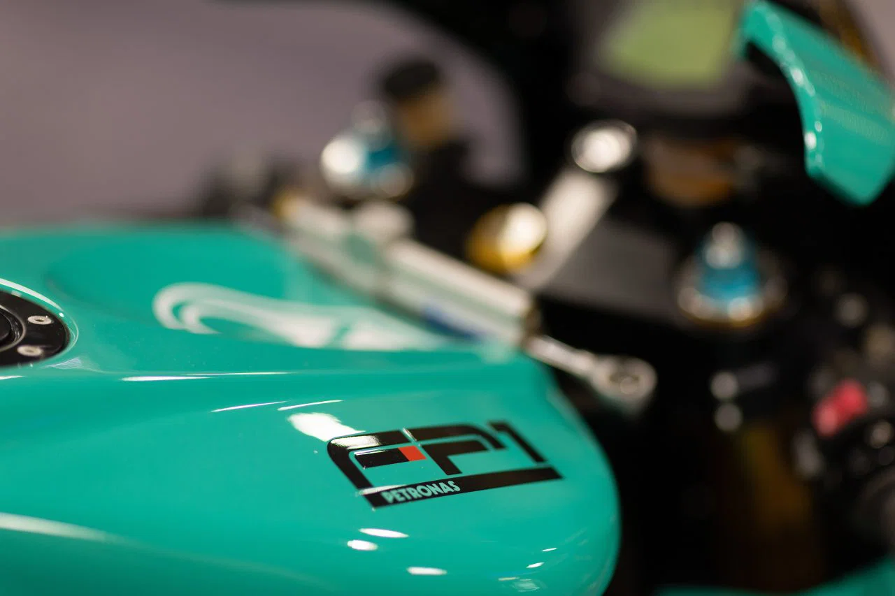 展示されるフォギーペトロナスFP1。クレジット: MCL26。