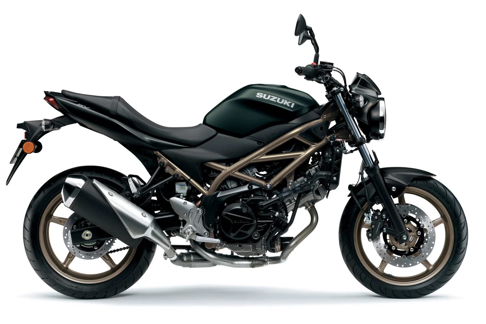 スズキのSV650という前のバイクです。