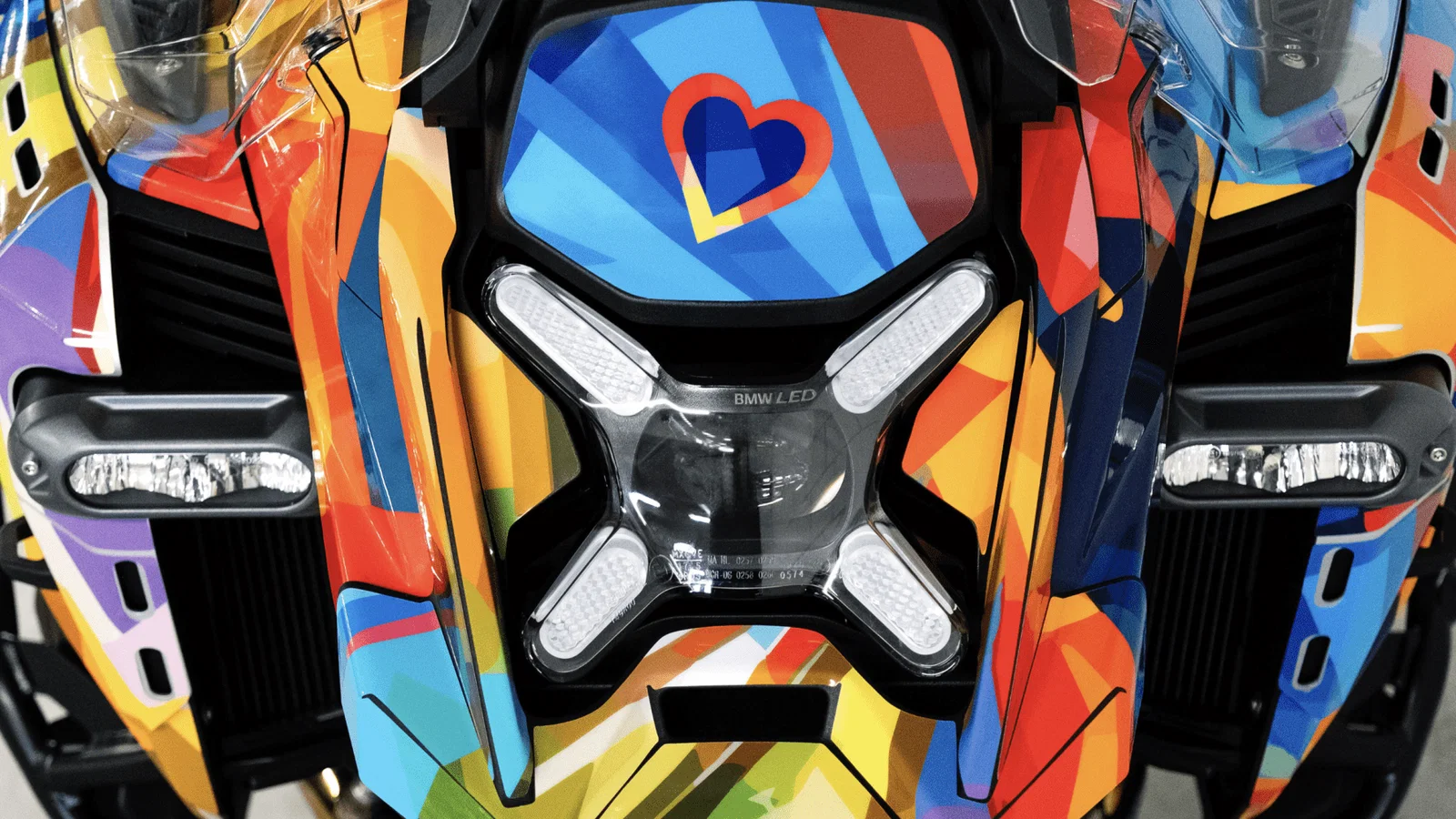 The colourful Oktoberfest BMW GS Adventure