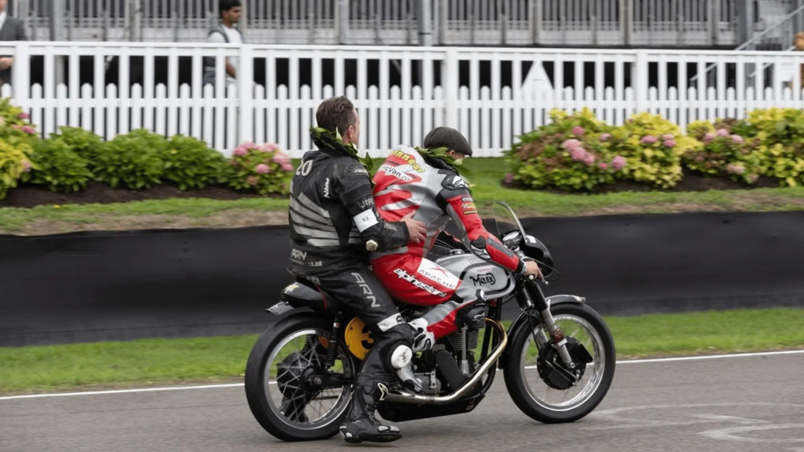 John McGuinness and Richard Parker finished second at the 2026 Goodwood Revival.