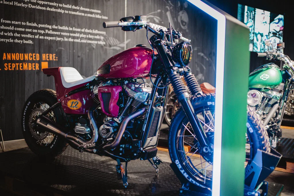 Creators Custom Clash Harley-Davidson の 1 回限りのビルド。