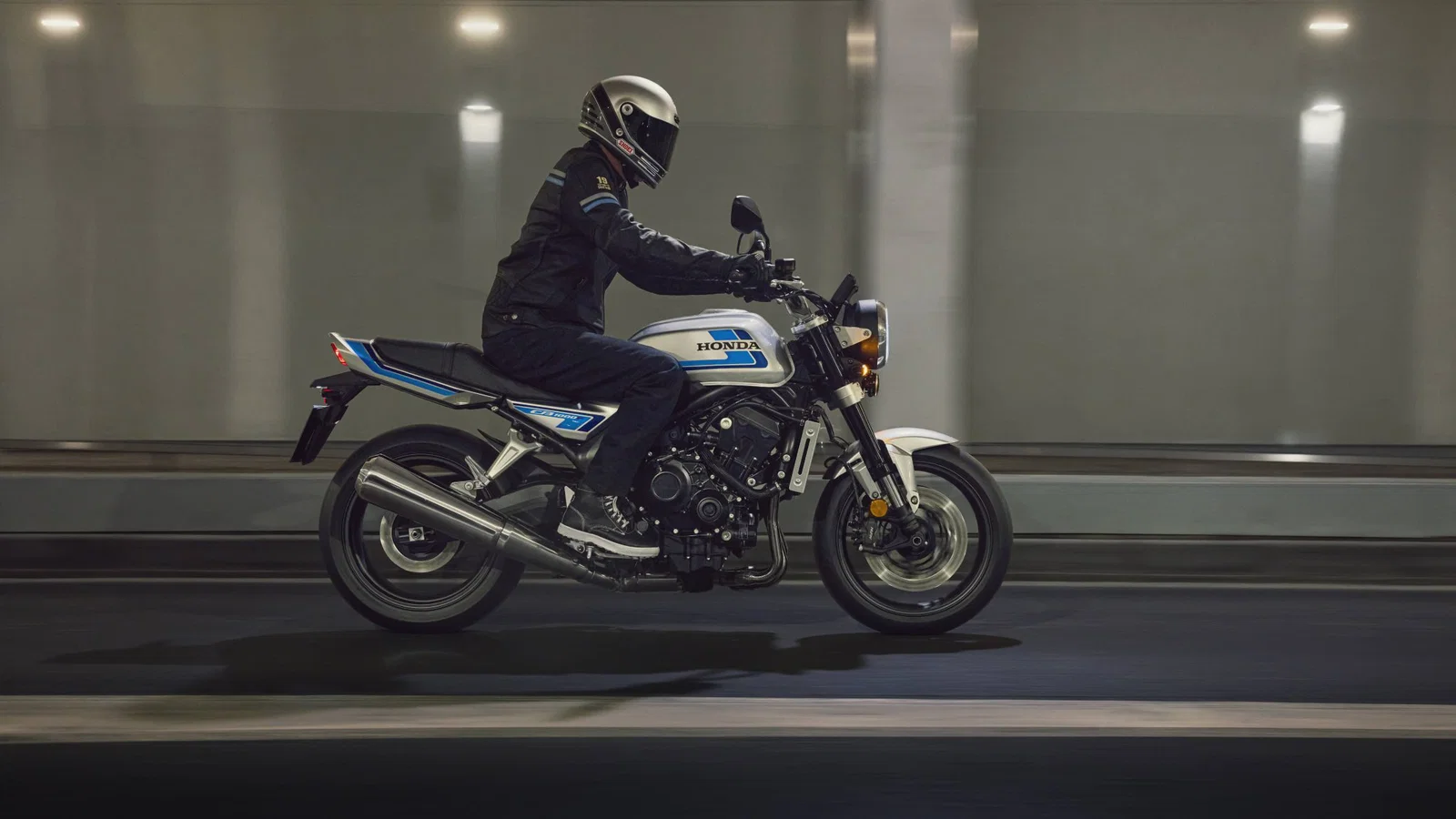 Honda CB1000F on the road.