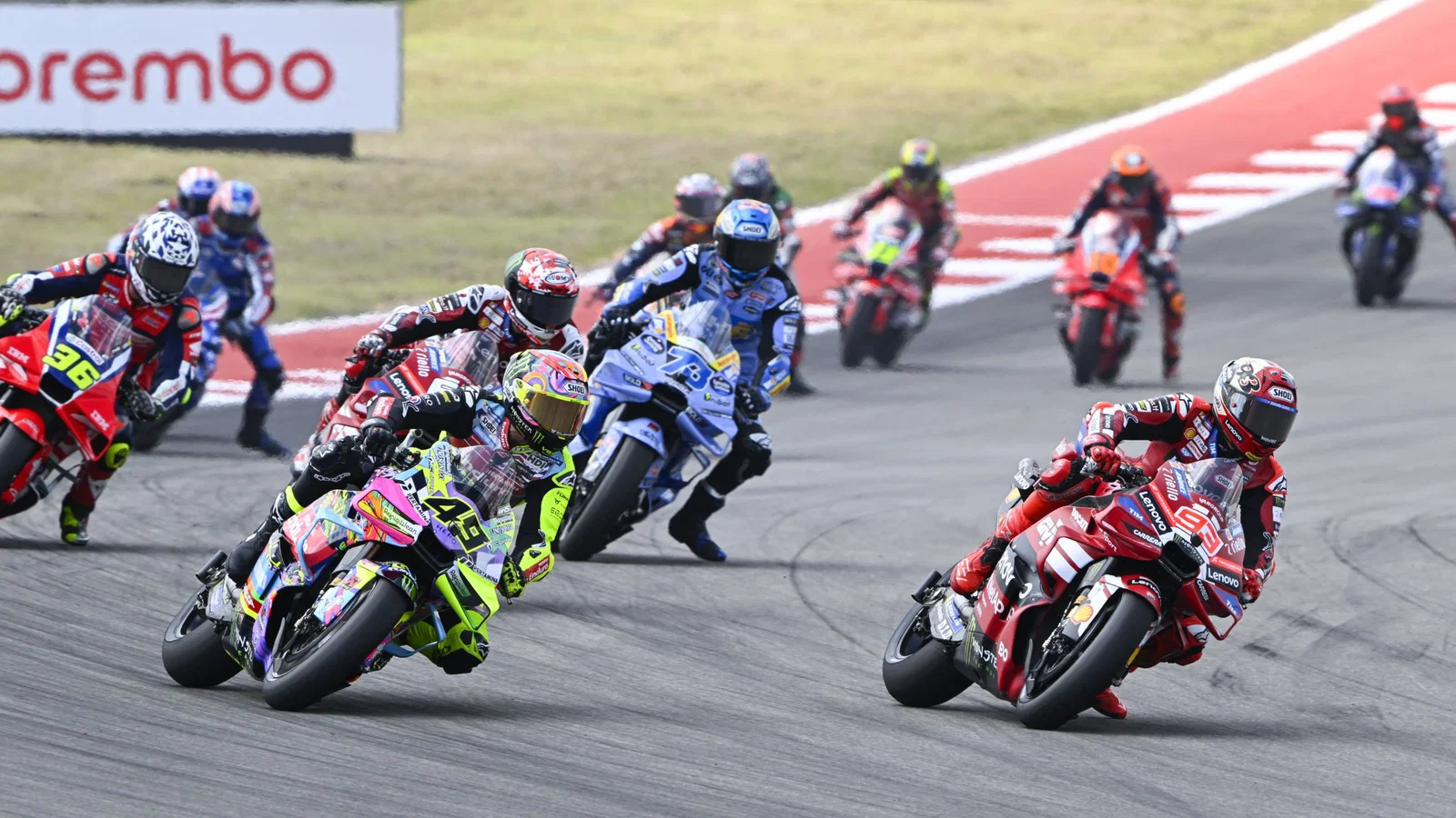 Marc Marquez, Fabio di Giannantonio, US GP. Credit: Gold and Goose.