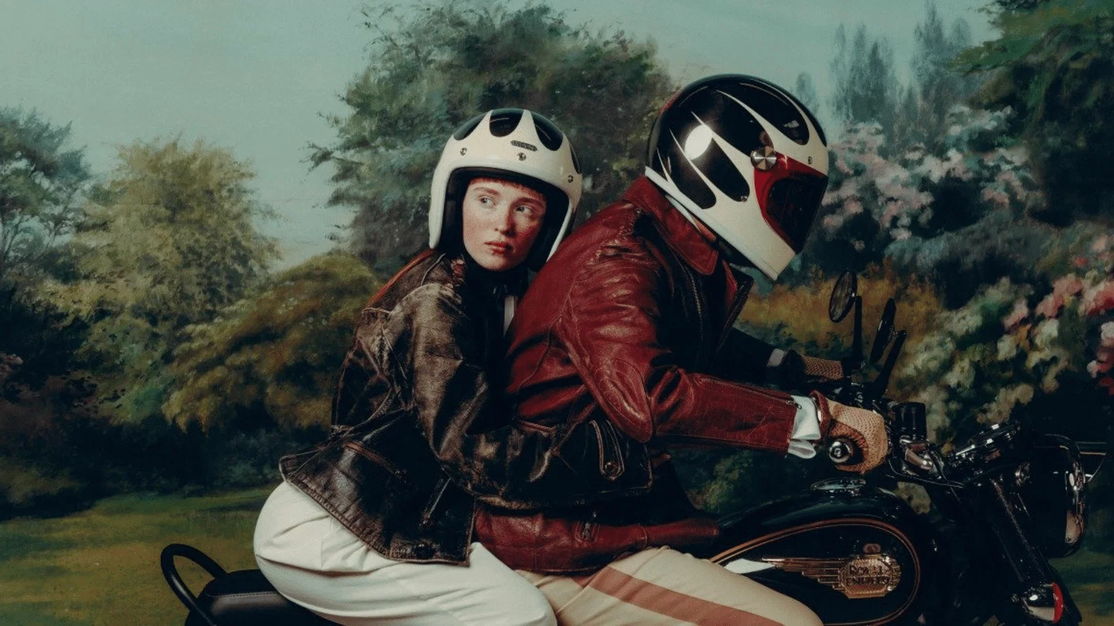 Royal Enfield x Hedon helmets.