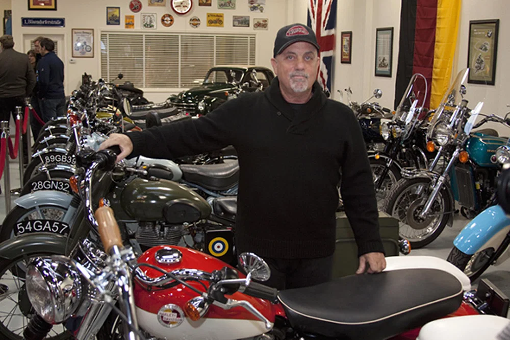 20世紀サイクルのビリー・ジョエル。写真提供: 20th Century Cycles。